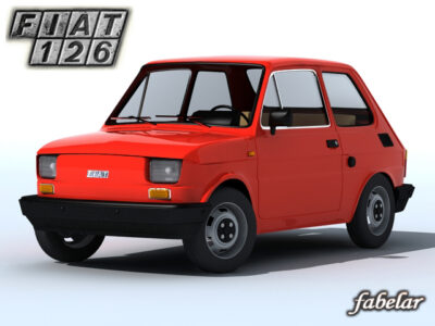 Fiat 126 – 3D model