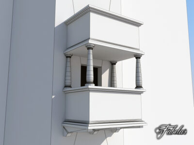 Balcony 03 free – 3D model