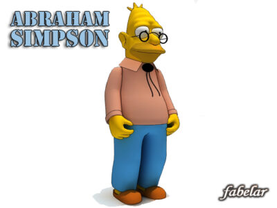 Abraham Simpson – 3D model