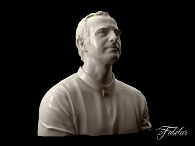 Alain Roche printable bust – 3D model