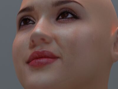 Jessica Alba head – 3D model
