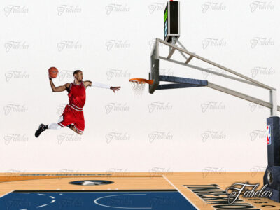 Basketball court  – 3D model