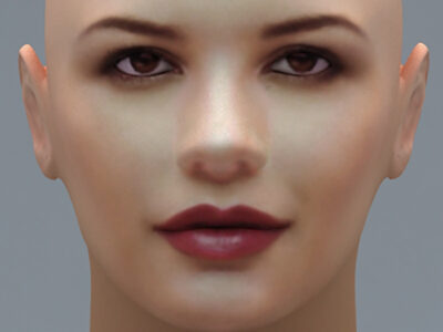 Catherine Zeta Jones head – 3D model