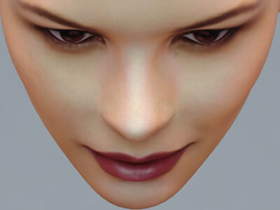 Catherine Zeta Jones head – 3D model