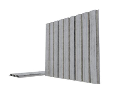 Corrugated galvanized sheets 7 lowpoly – 3D model