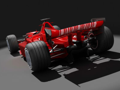 F1 generic racing car – 3D model