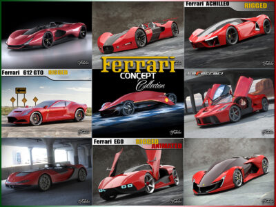 Ferrari conc Collection 1 – 3D model