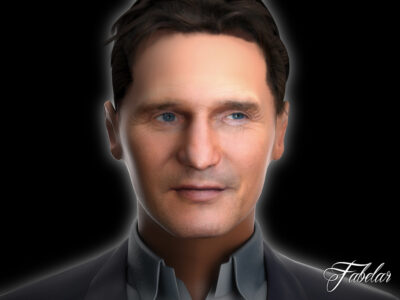 Liam Neeson – 3D model