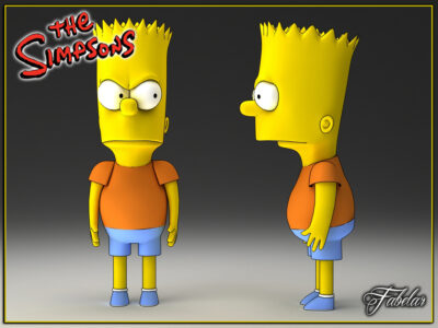 Bart Simpson – 3D model