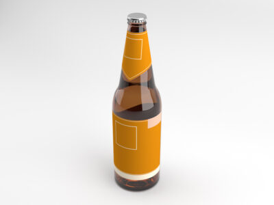 Beer bottles – 3D model