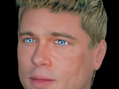 Brad Pitt hair – 3D model