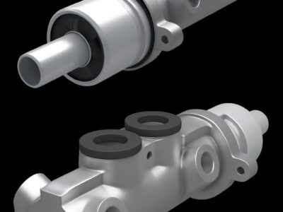 Brake master cylinder – 3D model