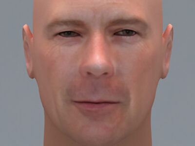 Bruce Willis head- 3D model
