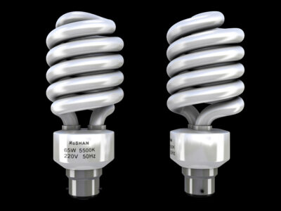 Energy saving light bulb 2 – 3D model