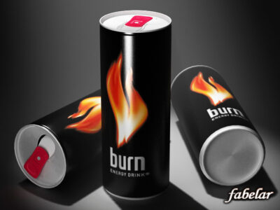 Burn energy drink – 3D model