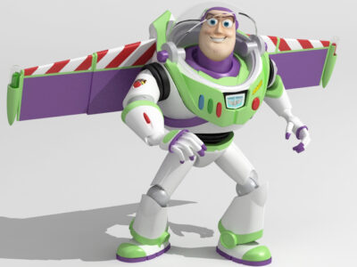 Buzz Lightyear Rigged – 3D model