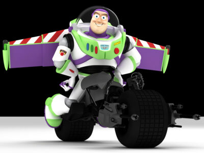 Buzz Lightyear Batpod edition – 3D model