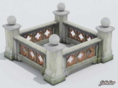Balustrade  – 3D model