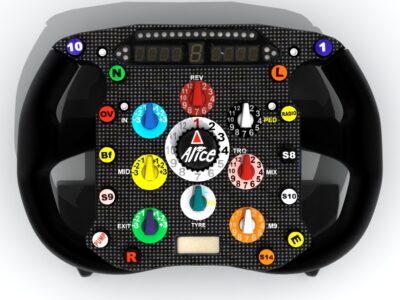 F1 car steering wheel – 3D model