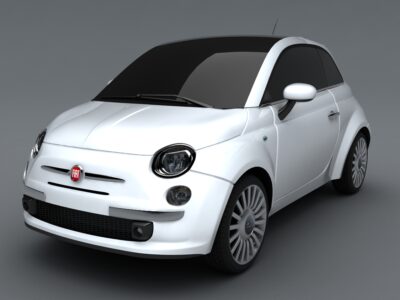 Fiat 500 – 3D model