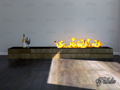 Fireplace 01 – 3D model