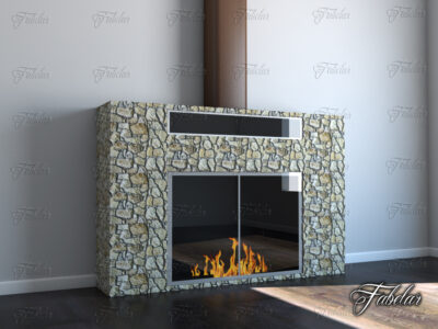 Fireplace 03 – 3D model
