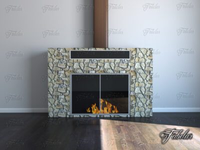 Fireplace 03 – 3D model