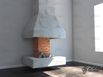 Fireplace 04 – 3D model