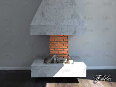 Fireplace 04 – 3D model