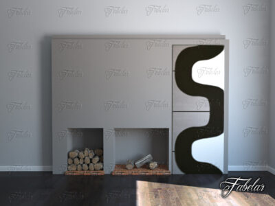 Fireplace 06 – 3D model