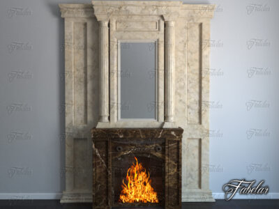 Fireplace 07 – 3D model