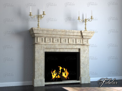 Fireplace 08 – 3D model