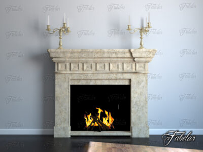 Fireplace 08 – 3D model