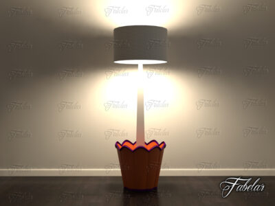 Floor lamp 04 – 3D model