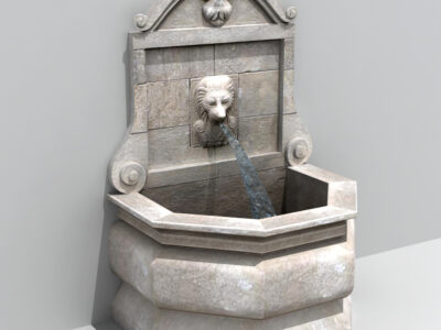 Fountain 02 – 3D model