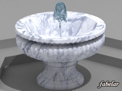 Fountain 07 – 3D model