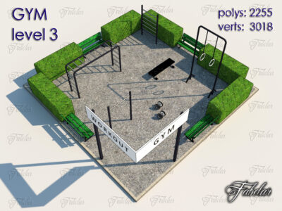GYM level 3 – 3D model