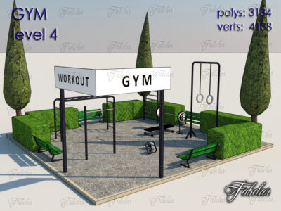 GYM level 4 – 3D model