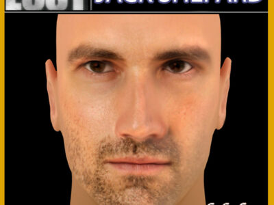 Jack Shepard head- 3D model