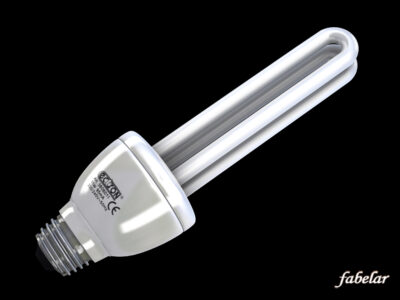 Energy saving light bulb – 3D model
