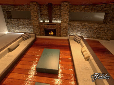 Living room 08 – 3D model