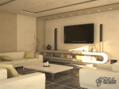 Living room 10 (day) – 3D model