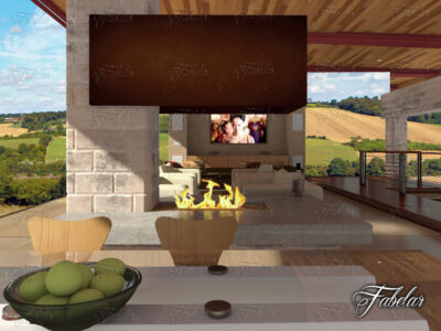 Living room 07 – 3D model