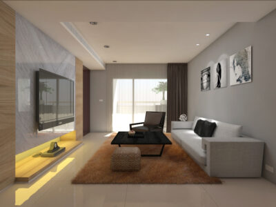 Living room 01 – 3D model