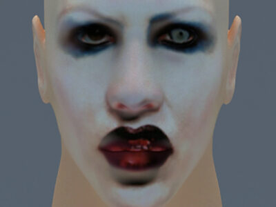Marilyn Manson head – 3D model