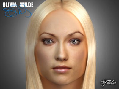 Olivia Wilde hair – 3D model