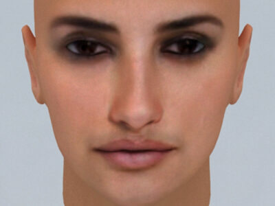 Penelope Cruz head – 3D model