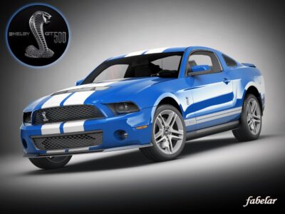 Ford Mustang Shelby GT500 2010 – 3D model
