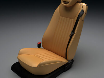 Car seat – 3D model