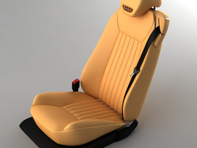 Car seat – 3D model
